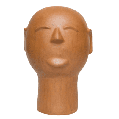 Cabeça de Cerâmica da Mestra Cida Lima – GG Natural