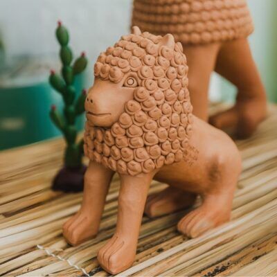 Leão de Nuca – Cacheado – 25cm – Modelo 1