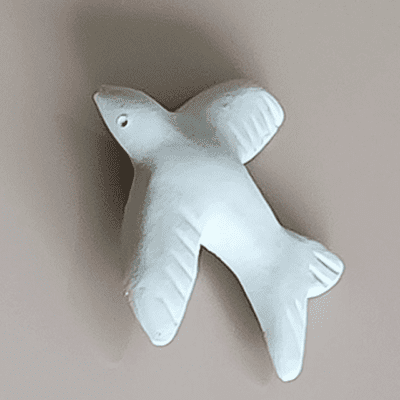 Andorinha de Cerâmica Azul Claro – Tamanho G – DEAL