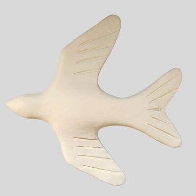 Andorinha de Cerâmica Off White– Tamanho P – DEAL