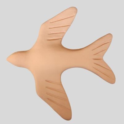 Andorinha de Cerâmica Salmão – Tamanho P – DEAL