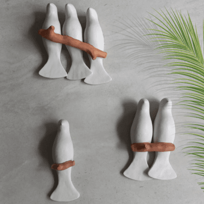 Andorinha com Galho – Cor Off White – AGO2DEAL