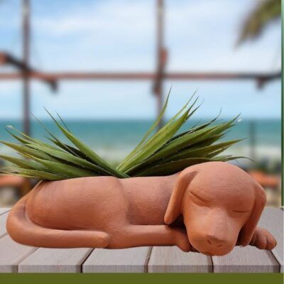 Vaso – Cachorro Deitado