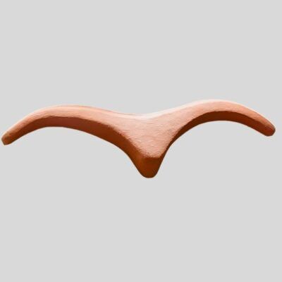 Gaivota de Cerâmica na Cor Natural para Parede – Tamanho M