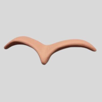 Gaivota de Cerâmica Salmão para Parede – Tamanho P