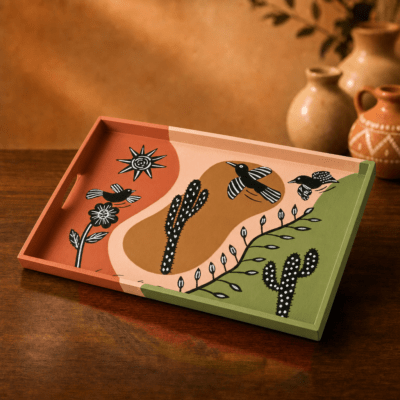 Bandeja Cordel Colorido – 36x24cm – Modelo BCC4