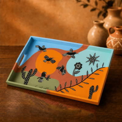 Bandeja Cordel Colorido – 36x24cm – Modelo BCC5