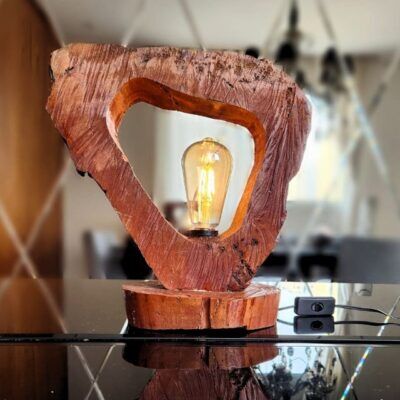 Luminária – Madeira – Modelo LMG2