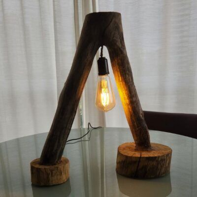 Luminária – Madeira – Modelo LMG1