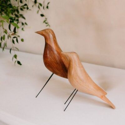 Pássaro – Madeira – 11cm