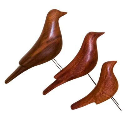 Pássaro – Madeira – 22cm