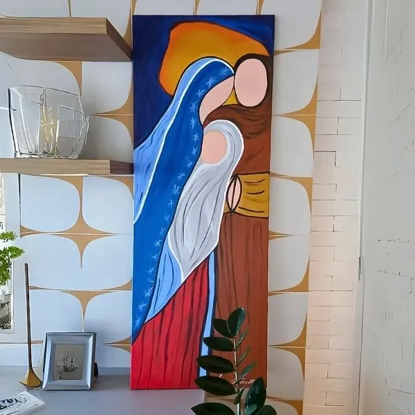 Quadro Sagrada Família da Vera Guimarães
