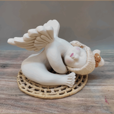 Anjo Querubim de Cerâmica – Modelo AQ4