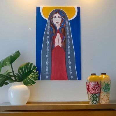 Quadro Serenidade Mariana – 100×60 – Arte Original Vera Guimarães