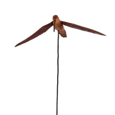 Beija-flor Asas para Baixo Para Chão – em Madeira – na Haste
