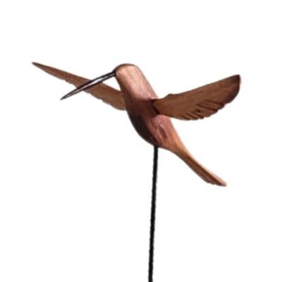 Beija-flor Asas Abertas para Chão – em Madeira – na Haste