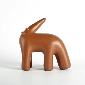 tamandua em ceramica