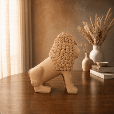 Escultura Leão de Nuca 25cm