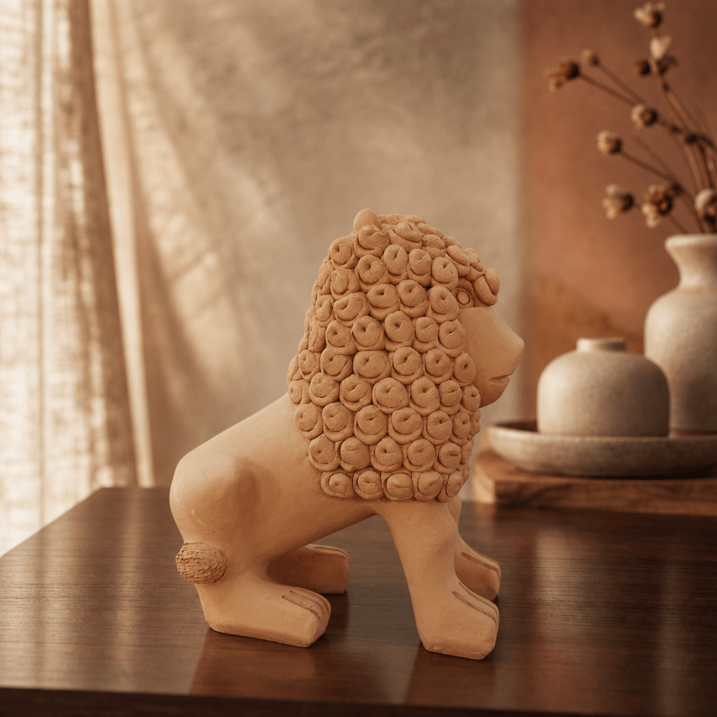 Escultura Leão de Nuca 20cm - Imagem 2